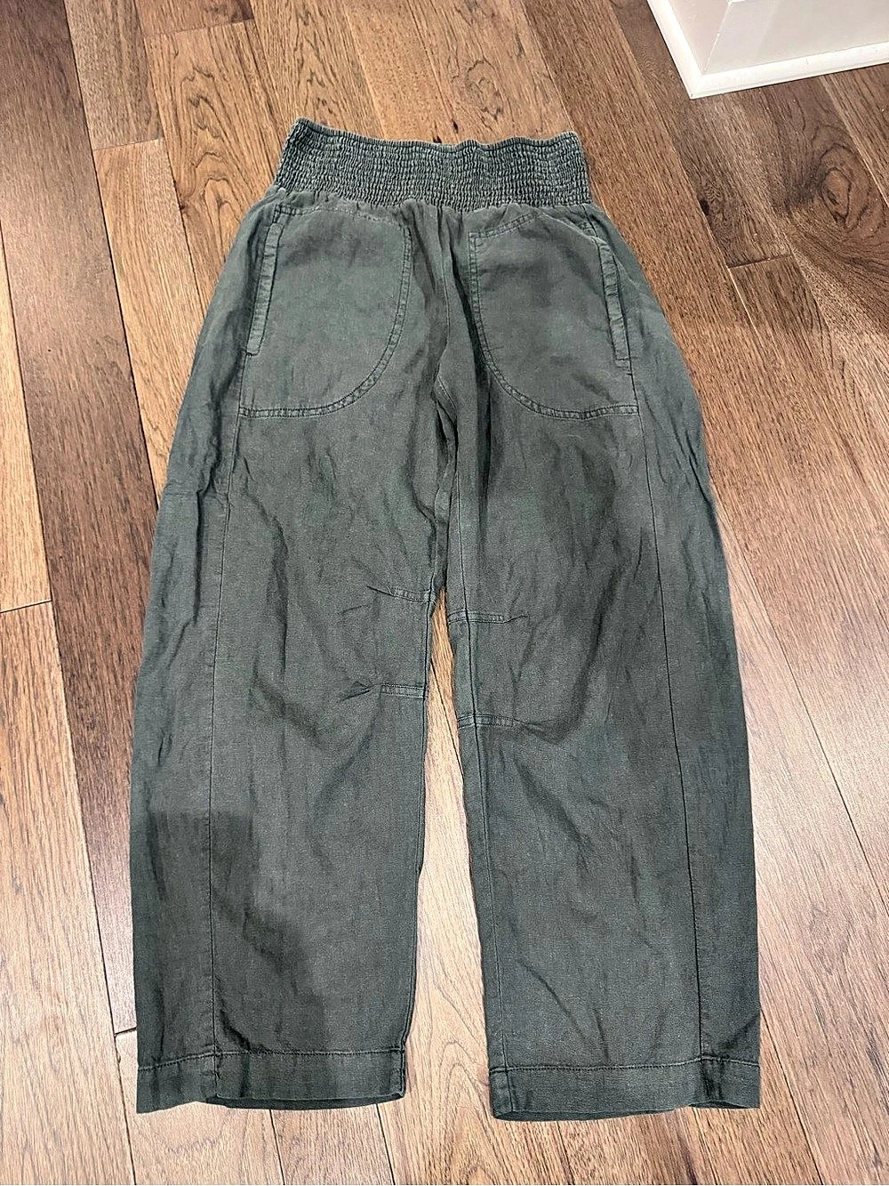 Pilcro Wide Leg Pants Size XXS with ruched waistband